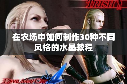 在农场中如何制作30种不同风格的水晶教程