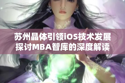 苏州晶体引领iOS技术发展探讨MBA智库的深度解读