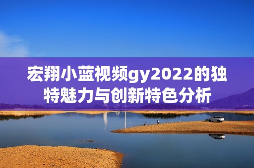 宏翔小蓝视频gy2022的独特魅力与创新特色分析