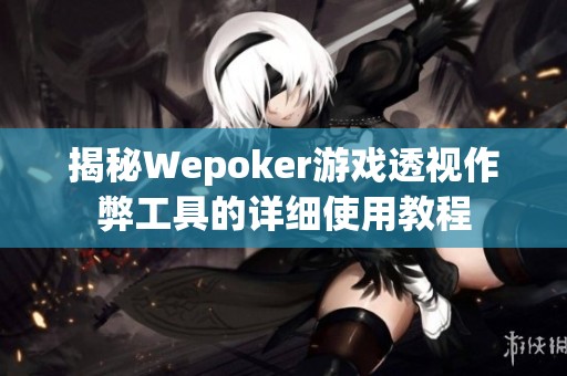 揭秘Wepoker游戏透视作弊工具的详细使用教程