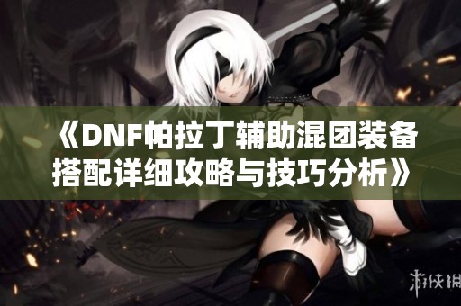 《DNF帕拉丁辅助混团装备搭配详细攻略与技巧分析》