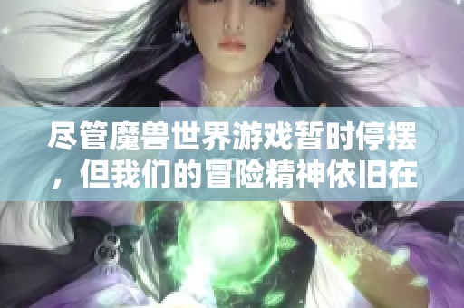 尽管魔兽世界游戏暂时停摆，但我们的冒险精神依旧在继续