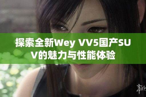 探索全新Wey VV5国产SUV的魅力与性能体验