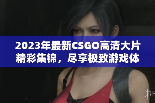 2023年最新CSGO高清大片精彩集锦，尽享极致游戏体验