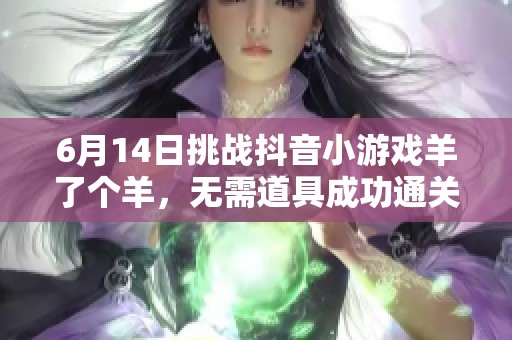 6月14日挑战抖音小游戏羊了个羊，无需道具成功通关攻略解析