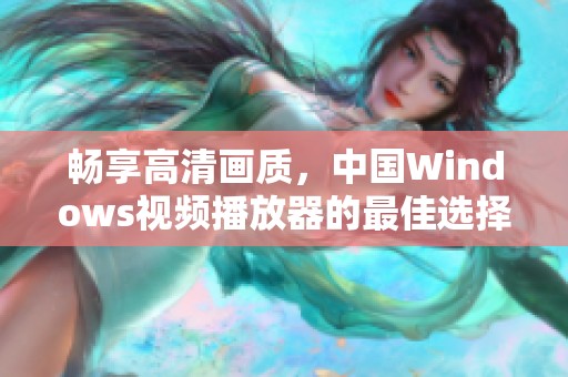 畅享高清画质，中国Windows视频播放器的最佳选择与推荐