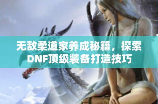 无敌柔道家养成秘籍，探索DNF顶级装备打造技巧