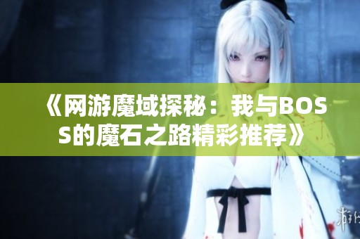 《网游魔域探秘：我与BOSS的魔石之路精彩推荐》