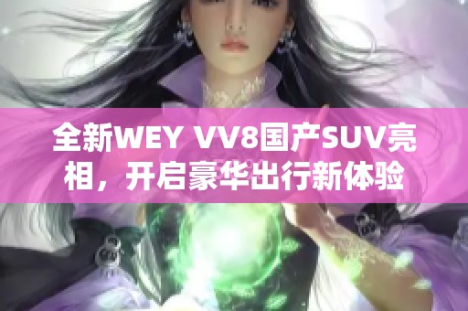 全新WEY VV8国产SUV亮相，开启豪华出行新体验