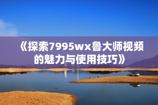 《探索7995wx鲁大师视频的魅力与使用技巧》