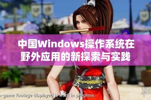 中国Windows操作系统在野外应用的新探索与实践