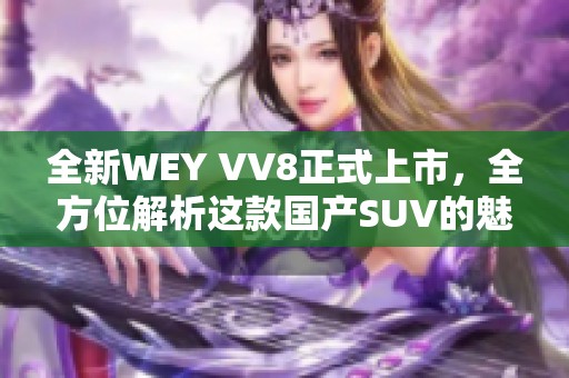 全新WEY VV8正式上市，全方位解析这款国产SUV的魅力与性能