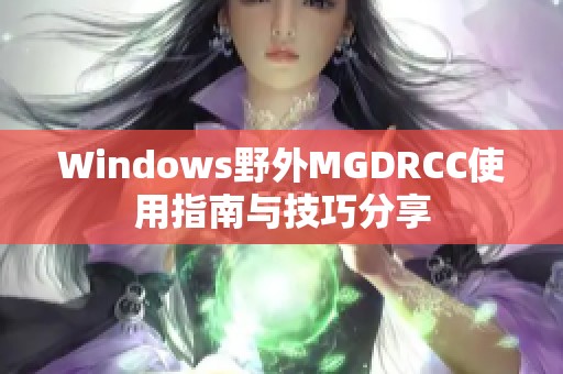 Windows野外MGDRCC使用指南与技巧分享