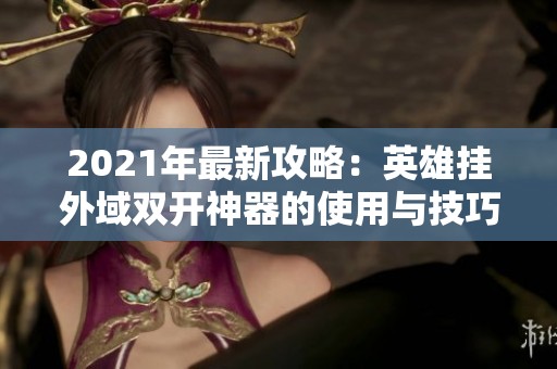 2021年最新攻略：英雄挂外域双开神器的使用与技巧分享