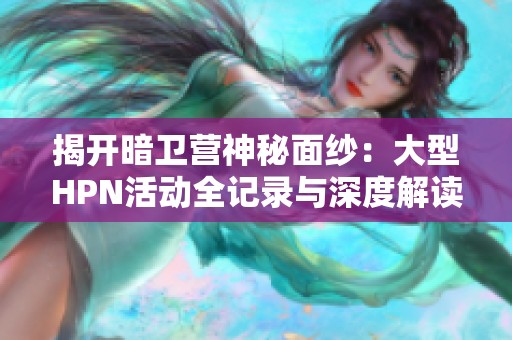 揭开暗卫营神秘面纱：大型HPN活动全记录与深度解读
