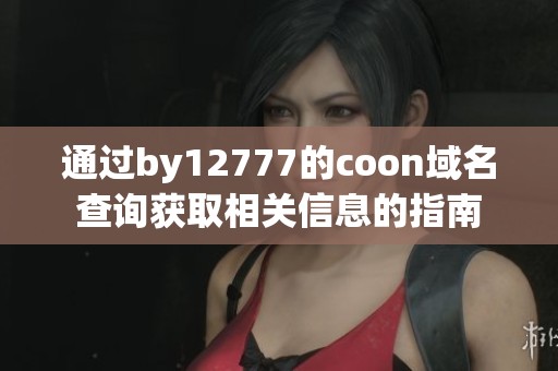 通过by12777的coon域名查询获取相关信息的指南