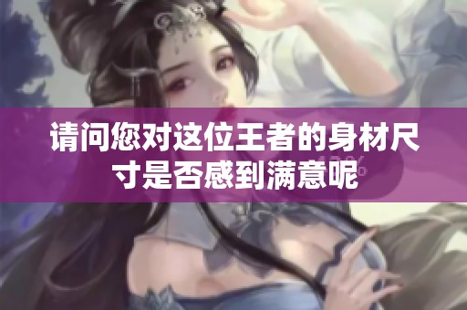 请问您对这位王者的身材尺寸是否感到满意呢