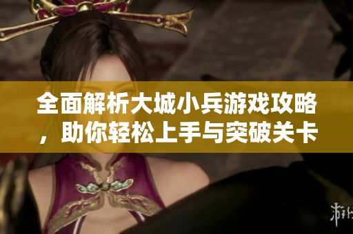 全面解析大城小兵游戏攻略，助你轻松上手与突破关卡技巧