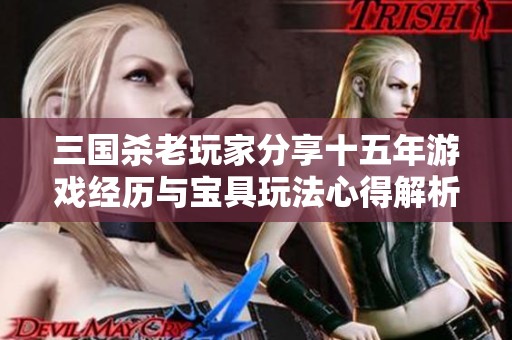 三国杀老玩家分享十五年游戏经历与宝具玩法心得解析