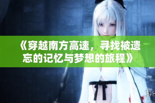 《穿越南方高速，寻找被遗忘的记忆与梦想的旅程》