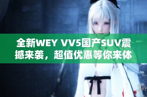 全新WEY VV5国产SUV震撼来袭，超值优惠等你来体验