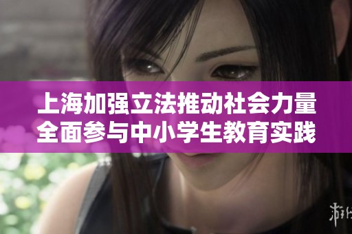 上海加强立法推动社会力量全面参与中小学生教育实践