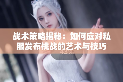 战术策略揭秘：如何应对私服发布挑战的艺术与技巧