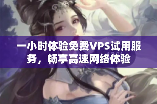 一小时体验免费VPS试用服务，畅享高速网络体验