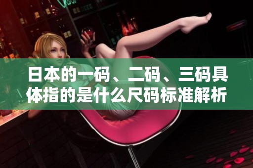 日本的一码、二码、三码具体指的是什么尺码标准解析