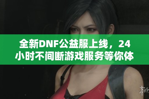 全新DNF公益服上线，24小时不间断游戏服务等你体验