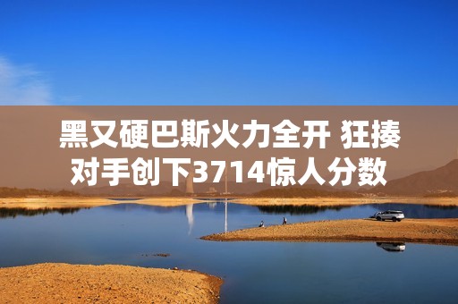 黑又硬巴斯火力全开 狂揍对手创下3714惊人分数