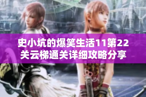 史小坑的爆笑生活11第22关云梯通关详细攻略分享
