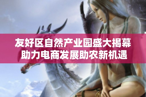 友好区自然产业园盛大揭幕 助力电商发展助农新机遇