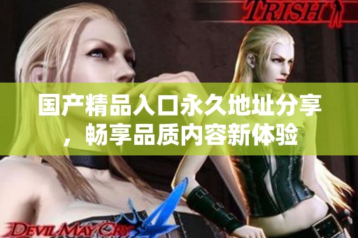 国产精品入口永久地址分享，畅享品质内容新体验