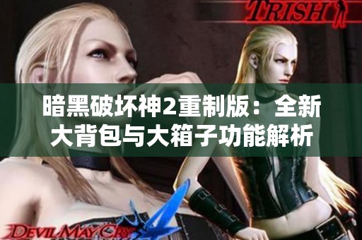 暗黑破坏神2重制版：全新大背包与大箱子功能解析