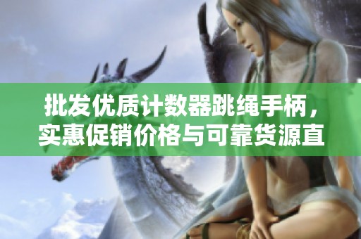 批发优质计数器跳绳手柄，实惠促销价格与可靠货源直供