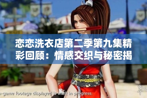 恋恋洗衣店第二季第九集精彩回顾：情感交织与秘密揭晓
