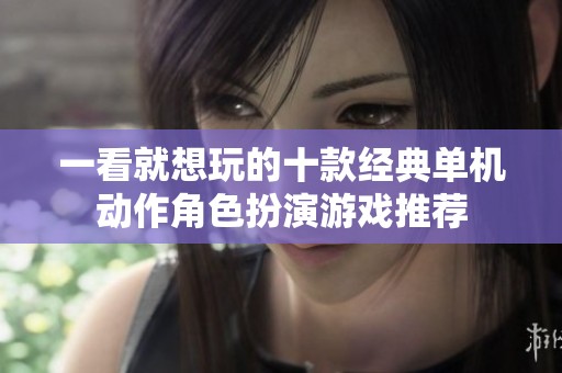 一看就想玩的十款经典单机动作角色扮演游戏推荐