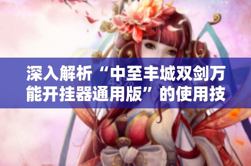深入解析“中至丰城双剑万能开挂器通用版”的使用技巧与测试反馈