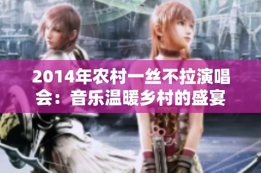 2014年农村一丝不拉演唱会：音乐温暖乡村的盛宴
