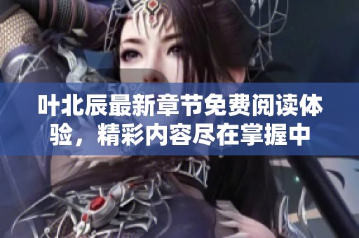 叶北辰最新章节免费阅读体验，精彩内容尽在掌握中