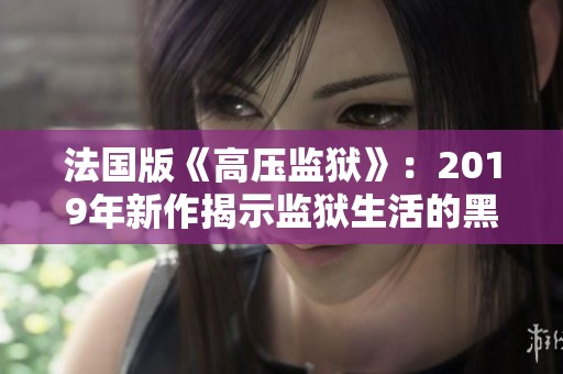 法国版《高压监狱》：2019年新作揭示监狱生活的黑暗面