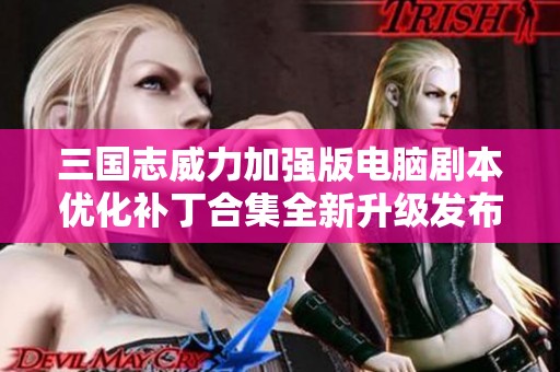 三国志威力加强版电脑剧本优化补丁合集全新升级发布