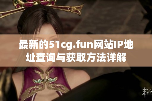 最新的51cg.fun网站IP地址查询与获取方法详解