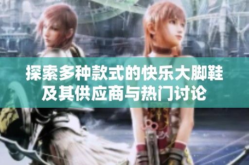 探索多种款式的快乐大脚鞋及其供应商与热门讨论