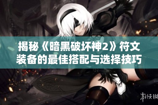 揭秘《暗黑破坏神2》符文装备的最佳搭配与选择技巧
