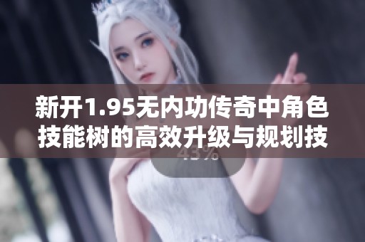 新开1.95无内功传奇中角色技能树的高效升级与规划技巧分享