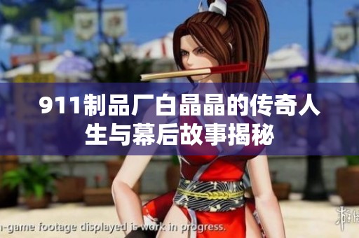 911制品厂白晶晶的传奇人生与幕后故事揭秘