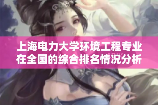 上海电力大学环境工程专业在全国的综合排名情况分析