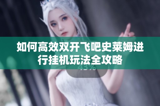 如何高效双开飞吧史莱姆进行挂机玩法全攻略